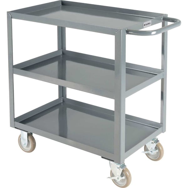 Steel, 30 in L, 18 in W, 35 in H